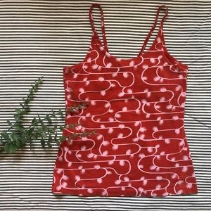 Floral Patagonia Sports Tank top with built in bra